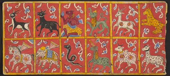 Tantrisches Manuskript Sangrahani Sutra, spätes 16. Jahrhundert
